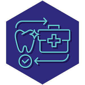 Dental and medical practice expertise icon